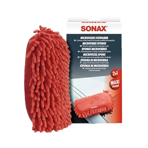 Offre limitée : SONAX Éponge Microfibre (1 pièce) Grand Format pour Lavage soigné et en Profondeur | Deux Faces pour Nettoyage Optimal | Réf: 04281000 de 8.99 € à 8.99 € (0.00% de remise)