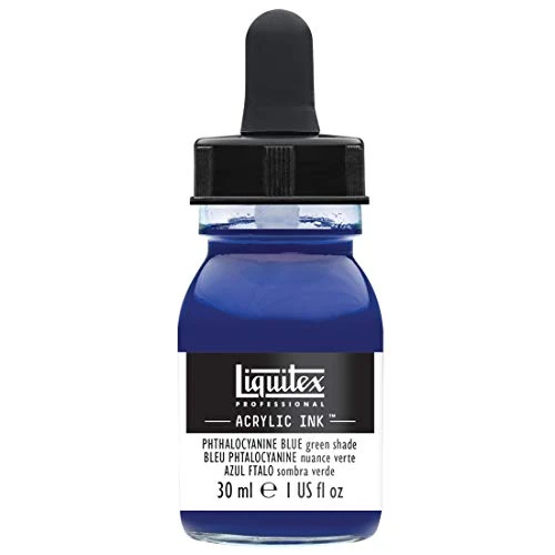 Offerta a tempo: Liquitex Professional Acrylic Ink 30ml- colore:Blu ftalocianina Tono verde - 21% da 11.33 € a 8.95 €