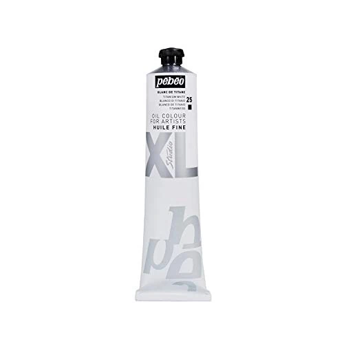 Offerta a tempo: PEBEO Fine Studio XL Colore ad Olio per Pittura, Bianco (Titanio), 200 ml - 26% da 16.89 € a 12.49 €