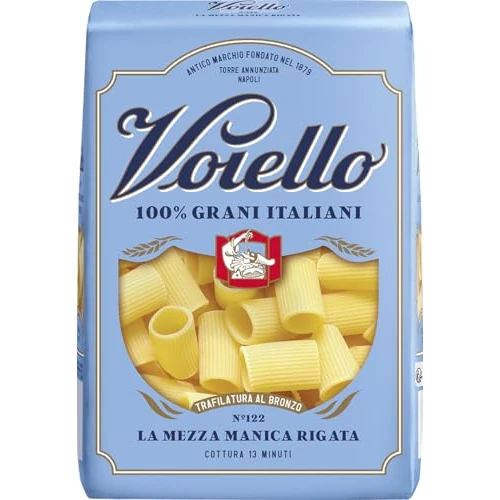 Pasta voiello n.122 mezze maniche rigate gr.500 (1000021698)