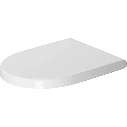 Offerta a tempo: Duravit Sedile WC Starck 3, tavoletta WC con chiusura rallentata, copriwater con cerniere in acciaio inox, coperchio water in plastica termoindurente Duroplast, bianco - 0.00% da 95.28 € a 95.28 €