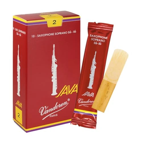 Limited-time offer: Vandoren SR302R Soprano Sax JAVA Red Reeds Strength 2; Box of 10 from $32.00 to $32.00 (save 0.00%)