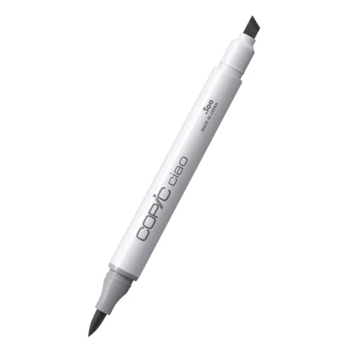 Offre limitée : COPIC Ciao 100, Black, Twin Marker avec une pointe moyenne et une pointe Brush de 6.29 € à 6.29 € (0.00% de remise)