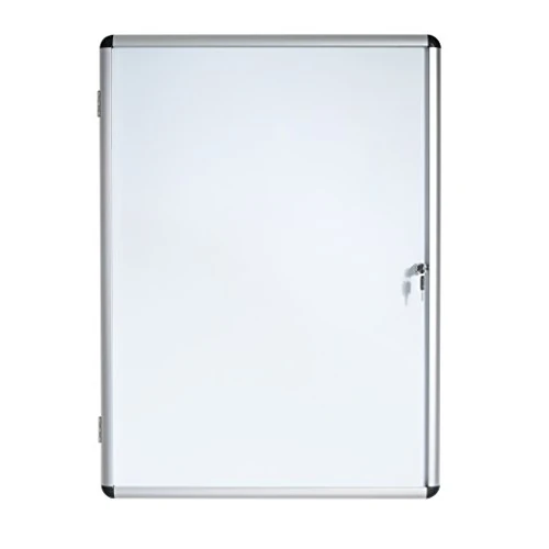 Begrenztes Angebot: Bi-Office Schaukasten Vitrine"Enclore", Whiteboard, Mangetische Innenfläche, geeignet für 4 x DIN A4, silberner Aluminiumrahmen, abschliessbar, 500 x 674 mm von 100.28 EUR auf 97.27 EUR (Rabatt 3%)