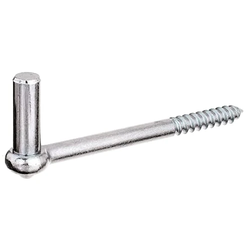 Alberts 312183 Abrazadera para atornillar, Gancho en J, con rosca cortada, galvanizada, pasivada con película gruesa, encaje Ø16 mm, longitud 165 mm