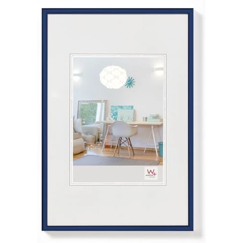 Offerta a tempo: walther design KV090L New Lifestyle Cornice in plastica, 60x90 cm, blu, confezionato in 1 cornice - 46% da 52.24 € a 27.99 €