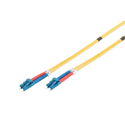 Limited offer: Digitus DK-2933-10 – Fibre Optic Cable OS2 – 10 m – LC to LC – Duplex Fibre Optic Cable – 1/10 Gbit/s – SM Singlemode Fibre Optic LAN Cable – Fibre Type: 9/125 µ – Yellow from 9.90 EUR to 7.20 EUR (save 27%)