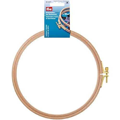 Offerta a tempo: Prym - Prym Colore Naturale (0.8x19cm) Faggio Legna Ricamo Telaio con Ottone Vite - 1 Pezzo - 13% da 10.98 € a 9.50 €