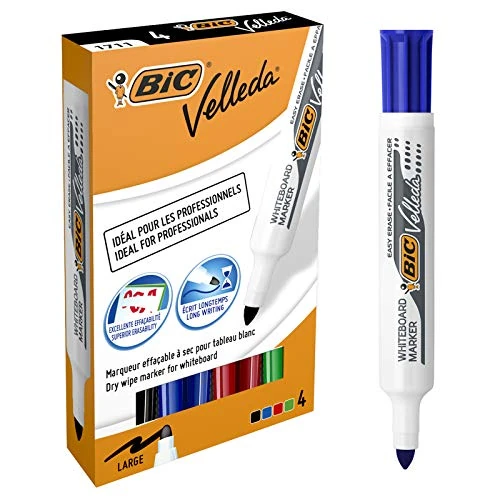 BIC Velleda 1711 Whiteboard Markers (Pack of 4)
