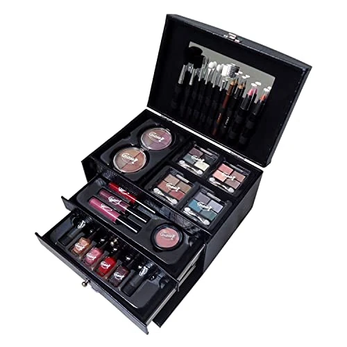 GLOSS ! Maletín de maquillaje BEAUTY CASE – Estuche de belleza y almacenamiento – Idea de regalo para mujer, Navidad, cumpleaños, San Valentín, profesora, Día de la Madre - COFFRET