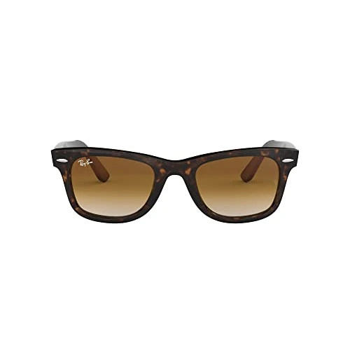 Ray-Ban Men RB2140 Wayfarer Wayfarer Sunglasses, Brown