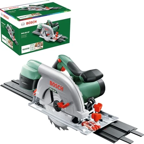 Offre limitée : Bosch scie circulaire PKS 66 AF (Lame de scie, rail de guidage, carton, 1 600 W) de 173.23 € à 99.00 € (43% de remise)