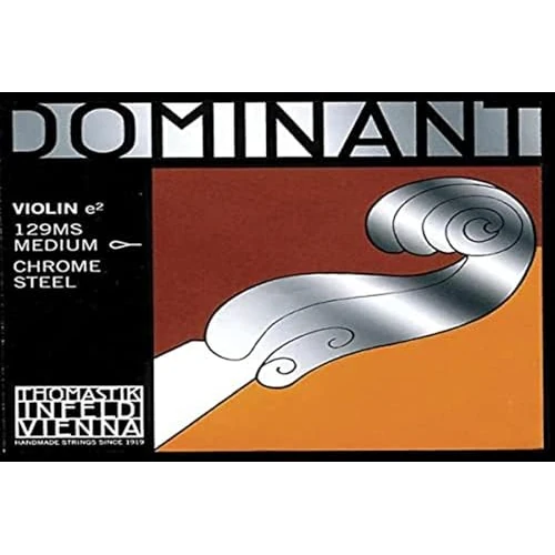 Offerta a tempo: Thomastik-Infeld Dominant corda per violino Mi 4/4 – corda singola (129MS), anima in acciaio, liscia, tensione media, anello - 22% da 7.01 € a 5.50 €