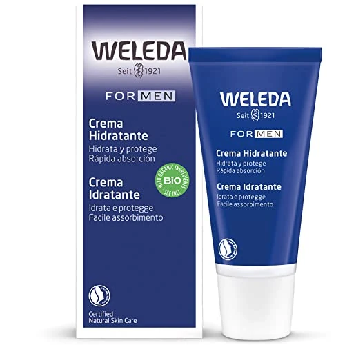 Offre limitée : WELEDA - Crème Hydratante Homme - Huile De Jojoba & Extrait De Racine De Guimauve - Hydrate & Protège - Soin De Jour Ou De Nuit - Texture Légère - Tous Types De Peaux - Certifiée NATRUE* - Bio - 30 ml de 8.73 EUR à 8.29 EUR (remise 5%)