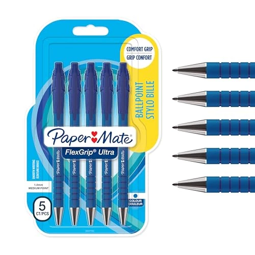 Oferta ograniczona: Paper Mate 2027755 Długopisy, Niebieski, 5 Sztuk z 30.43 EUR na 30.43 EUR (znizka 0%)