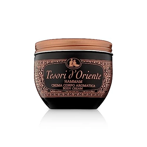 Offerta a tempo: Tesori d'Oriente - Crema Corpo Profumata Hammam con Olio di Argan, Texture Burrosa Nutriente e Idratante per la Pelle, Note Fruttate, Azione Antiossidante, 300ml - 0.00% da 10.51 € a 10.51 €