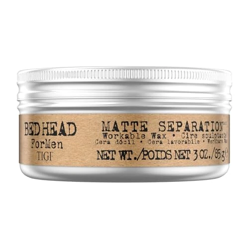 Limitiertes Angebot: Bed Head For Men by TIGI | Matte Separation Styling-Haarwachs | Professionelles, mit festem Halt für Männer | Haarstyling-Produkt mit Bienenwachs | Für kurzes mit mittellanges Haar | 85 g von 8.50 EUR auf 7.21 EUR (Spare 15%)