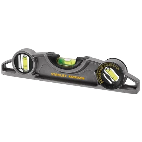 Limited offer: Stanley 0-43-609 Spirit level "Torpedo Pro" of aluminum, Black from 33.20 EUR to 25.23 EUR (save 24%)