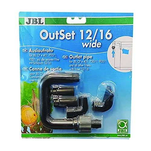 JBL Outset Wide 12/16 Cp E4/7/900/1 Sortie Filtre pour Aquariophilie
