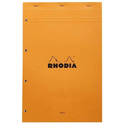Oferta limitowana: RHODIA 20100C – Notatnik zszywany N°20 Pomarańczowy – A4+ – w dużą kratkę Seyès – 80 odrywanych kartek z perforacją z perforacją i 4 otworami – papier Clairefontaine biały 80 g/m² – powlekana okładka z 14.99 zł na 14.99 zł (oszczędź 0.0
