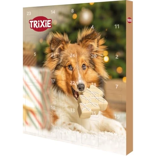 Trixie 9268 Adventskalender Voor Honden, 30 x 34 x 3,5 Cm