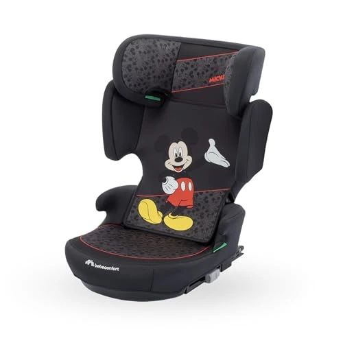 Limitiertes Angebot: Bebeconfort Disney RoadFix i-Size Kindersitzerhöhung mit Rückenlehne 3,5–12 Jahre (100–150cm), Mickey Maus Kindersitz, Klappbarer Kindersitz, Leicht (4,4kg), 14 Kopfstützenpositionen, Authentic Mickey von 109.99 EUR auf 89.99 EUR (Spare 18%)
