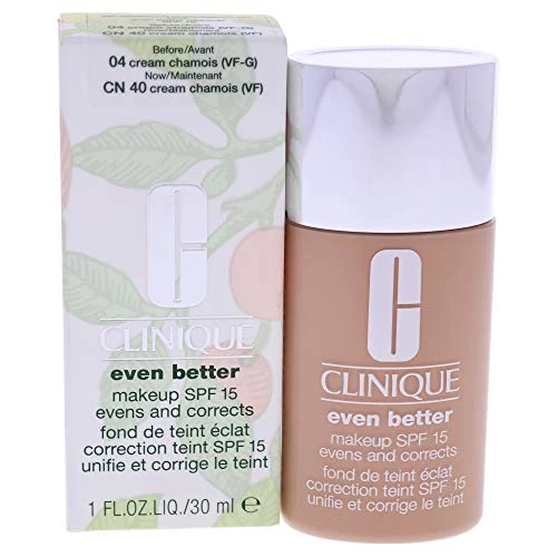 Clinique Even Better Makeup Medium Coverage Foundation Broad Spectrum SPF 15 | Evens Skin Tone + Reduces The Look Of Dark Spots, 1.01442 fl oz