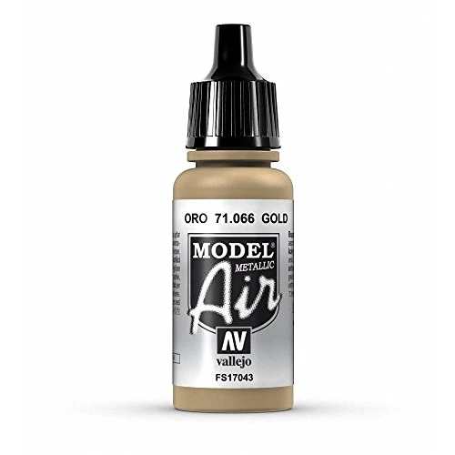 Zeitlich begrenztes Angebot: Vallejo Model Air Acrylfarbe, 17 ml gold-metallic von 6.51 € auf 3.70 € (43% Rabatt)