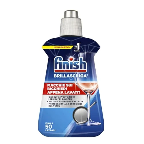 Offerta a tempo: Finish Brillantante Lavastoviglie, 1 Prodotto da 250 ml di Brillantante, Additivo Lavastoviglie per Stoviglie Splendenti e Asciutte - 36% da 3.69 € a 2.37 €