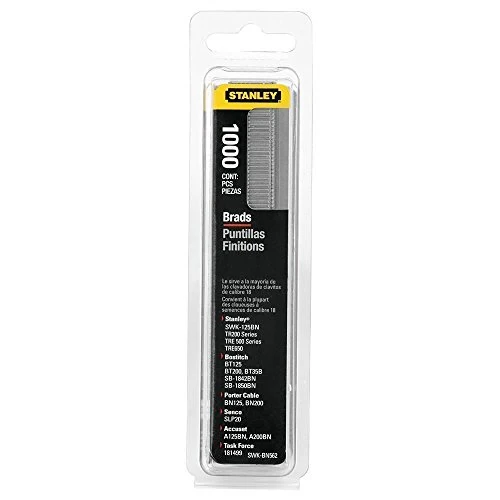Oferta limitada: Stanley 1-SWK-BN0625T - Clavos/Brad 8/300 / E/tipo J, 15 mm - 1000 u de 7.47 € a 7.47 € (ahorro 0.00%)