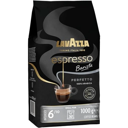 Offre limitee: Lavazza Café en Grain Espresso Barista Perfetto, 100% Arabica, Torréfaction Moyenne, Paquet de 1 kg de 25.86 EUR a 19.99 EUR (economie 23%)