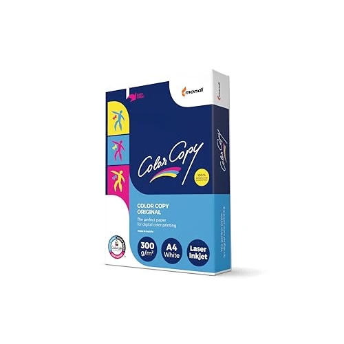 Offerta a tempo: Mondi Color Copy Carta da Stampa, Formato A4, 300gr/mq, 1 Risma da 125 Fogli - 22% da 17.58 € a 13.69 €