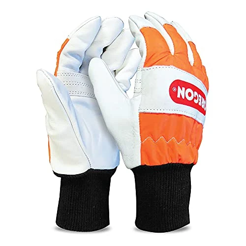 Tijdelijke aanbieding: Oregon Kettingzaag-beschermende handschoenen van leer met bescherming voor linkshandigen - maat 10 (L) (91305L) van 19.91 EUR naar 15.13 EUR (korting 24%)
