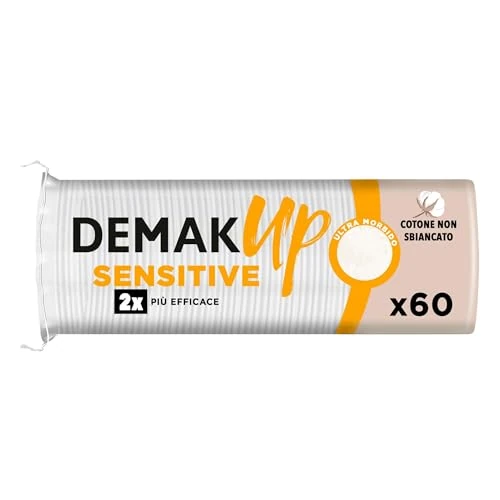 Offerta a tempo: Demak'Up Sensitive 60 Dischetti Struccanti - 50 g - 52% da 2.07 € a 1.00 €
