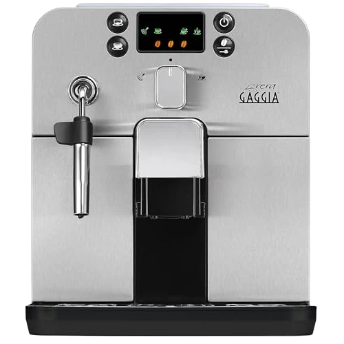 Limited offer: Gaggia Brera Fully Automatic Bean to Cup Espresso Coffee Machine and Cappuccino Maker, Silver and Black from 282.31 EUR to 192.46 EUR (save 32%)