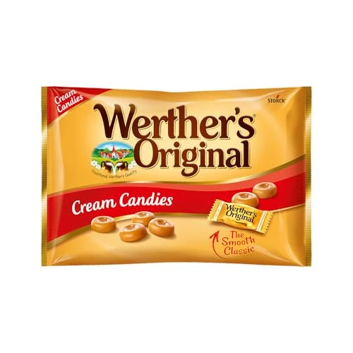 Limitiertes Angebot: Werther's Original – 1 x 1000g Großpackung – Klassische Sahnebonbons mit leckerem Karamellgeschmack von 14.61 EUR auf 14.61 EUR (Spare 0%)