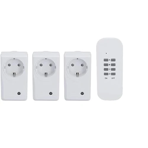 Offre limitee: Unitec 48110 Kit de commutateur à distance sans fil avec fonction d'auto-apprentissage, jeu de prises radio, 3 prises+1 télécommande, blanc de 18.13 EUR a 18.13 EUR (economie 0%)