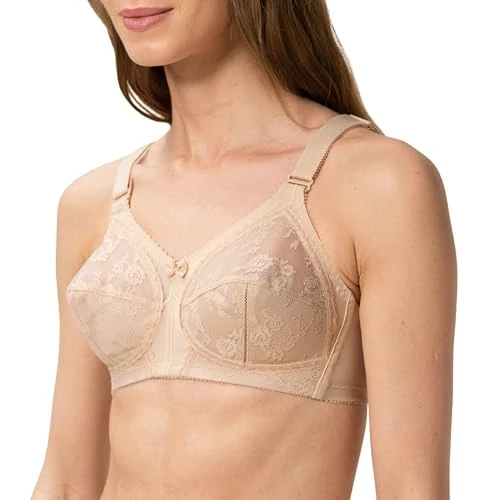 Triumph Beha dames Doreen Non Wired Bra , Beige , 100B