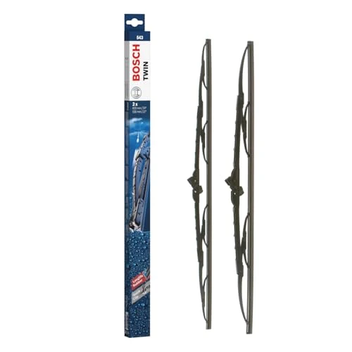 Limited-time offer: Bosch Twin 543 - Front Windscreen Wipers - Set of 2 Replacement Blades - Comes with Pre-assembled Quick-Clip Adapter - 2 Blades, 600mm/530mm from 20.99 £ to 20.99 £ (save 0.00%)