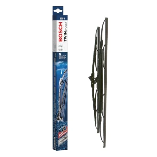 Oferta limitada: Bosch Twin Spoiler 531 S Limpiaparabrisas Frontal, 53 cm / 45 cm de 19.29 € a 19.29 € (ahorro 0.00%)