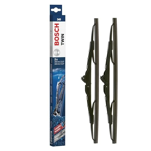 Zeitlich begrenztes Angebot: Bosch Scheibenwischer Twin 340, Länge: 340mm/340mm – Set für Frontscheibe von 15.21 € auf 12.13 € (20% Rabatt)