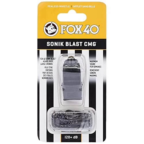 Zeitlich begrenztes Angebot: Fox 40 Sonik Blast CMG Pfeife mit Schlüsselband (Verpackung kann variieren) von 17.86 € auf 16.98 € (5% Rabatt)