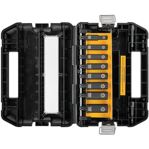 Offre limitée : DEWALT Jeu de douilles à choc SAE, 3/8", 10 pièces (DW22838) de 60.23 € à 54.37 € (10% de remise)