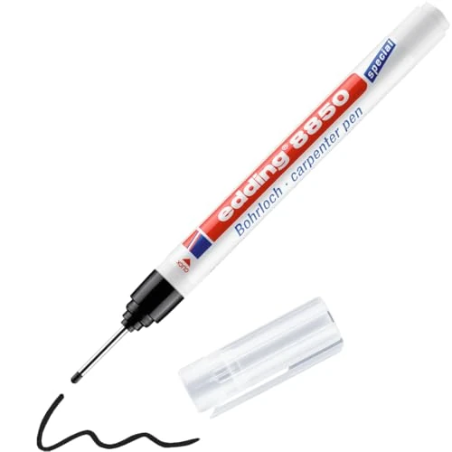 期間限定オファー: edding 8850 carPenter Pen - Black - 1 Pen - Round Tip 1 mm - long nib Marker for marking hard-to-reach places - 20 mm extra long Tip 通常価格 1755 JPY セール価格 1755 JPY (割引 0%)