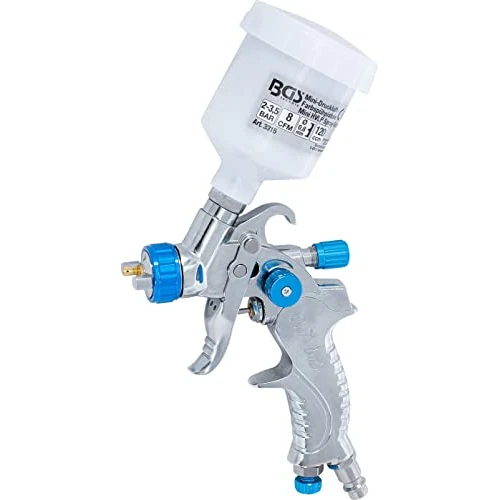Limited offer: BGS 3315 Mini Air Paint Spray Gun, Silver/Blue/White, 120 cm from 27.25 EUR to 23.05 EUR (save 15%)