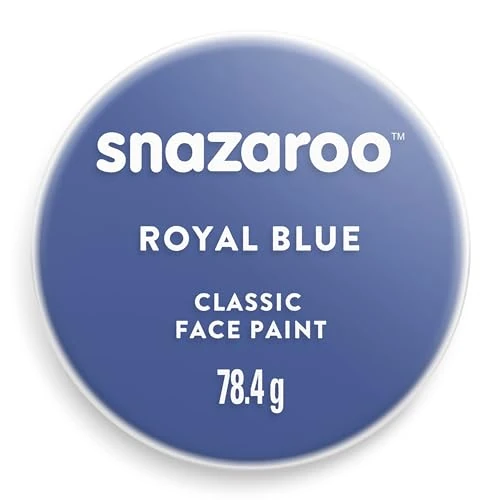 Offerta a tempo: Snazaroo - Pittura Per Viso e Corpo, Trucchi da Viso per Travestimenti, per Bambini e Adulti, 75ML, Colore Blu Reale - 12% da 16.70 € a 14.69 €