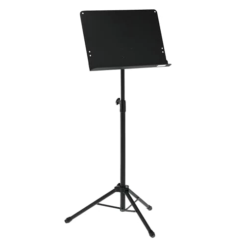 Offerta a tempo: Leggio da orchestra GEWA - Metallo - pieghevole - Piano in materiale pieno e rimovibile - ABS e giunto a prisma - Altezza 67-120 cm - Peso 3,8 kg - Nero - 0.00% da 28.00 € a 28.00 €