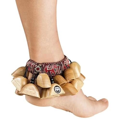 Offerta a tempo: Meinl Percussion FR1NT - Sonagli da caviglia, colore: Legno naturale - 0.00% da 28.19 € a 28.19 €