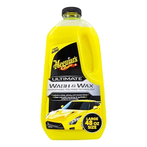 Limited offer: MEGUIAR'S Meguiar's G17748 Ultimate Wash & Wax, 48 oz, Yellow, 48 Ounces from 29.44 EUR to 15.41 EUR (save 48%)
