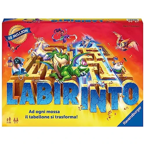 Offerta a tempo: Ravensburger - Labirinto 35° Anniversario, Gioco da Tavolo per Tutta la Famiglia — 38% da 34,99 € a 21,59 €